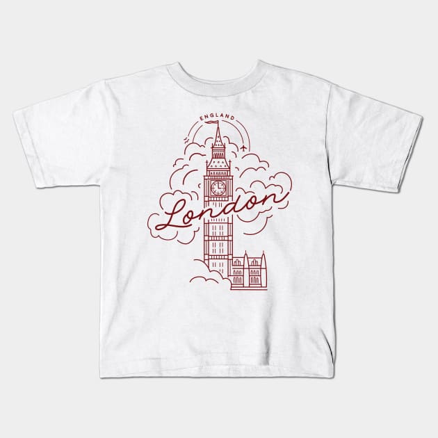 London Kids T-Shirt by luckybengal